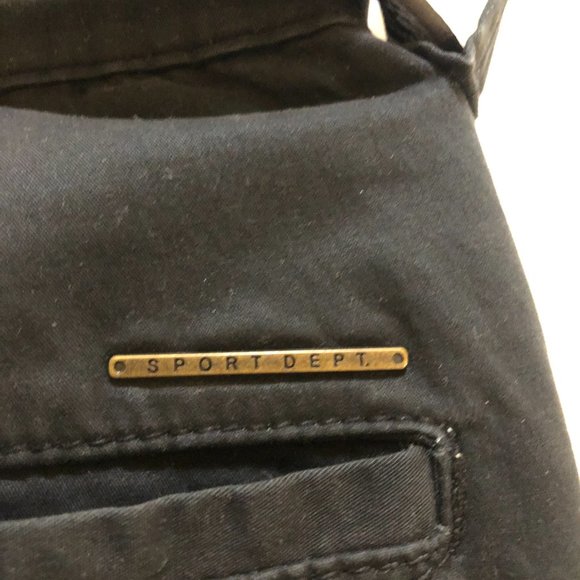 Zara Man Travel Sports Dept. Men's Slim Chino Trouser With Belt Black Size 30 - Picture 7 of 7